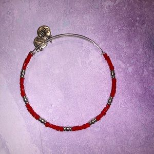 Alex and Ani Jewelry - Alex and Ani Red Beaded Bangle Alex and Ani Jewelry - Alex and Ani Red Beaded Bangle